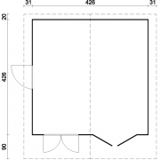 Palmako Cabin Britta 17.5m2  Palmako Cabins